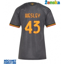 AS Roma Wesley Franca #43 Rezervni Dres za Ženska 2026-27 Kratak Rukav